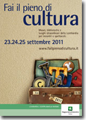 Logo "FAI IL PIENO DI CULTURA 2011"