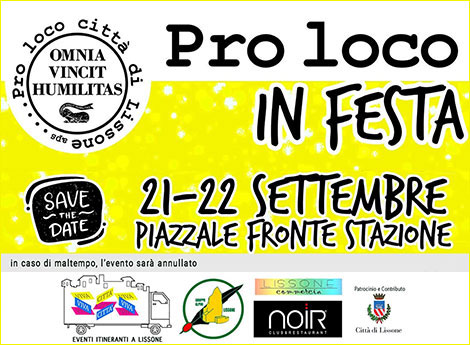 Lissone | Frammento locandina Pro loco in festa 2024