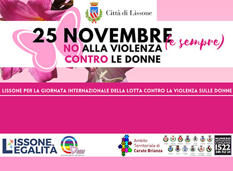 Lissone | frammento locandina 25 novembre (e sempre)