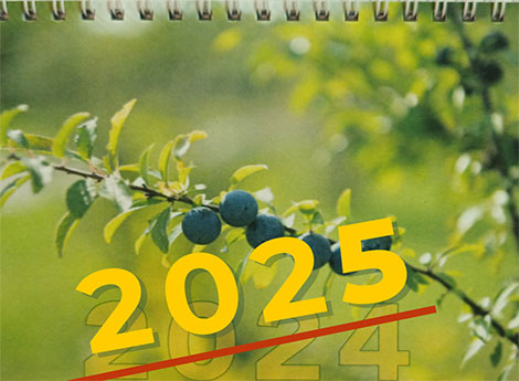 Lissone | immagine calendario Parco GruBrìa con pianta e scritta 2025