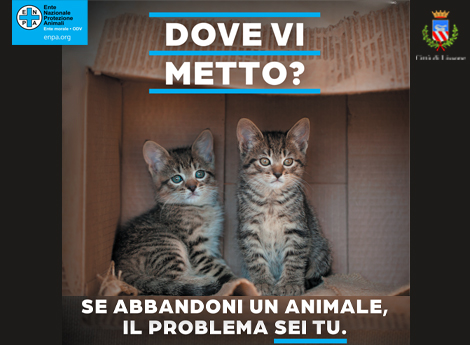 Comune di Lissone - BASTA SCUSE - Campagna ENPA 2023 contro l'abbandono  degli animali di affezione