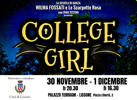 Lissone | frammento locandina College Girl