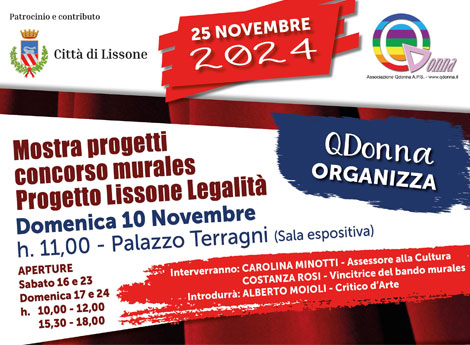 Lissone | frammento locandine 25 novembre 2024 - eventi QDonna