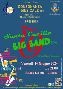 Lissone | miniatura locandina evento Santa Cecilia Big Band