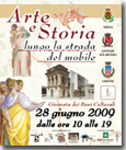 Miniaturizzazione manifesto iniziativa "Arte e Storia lungo la strada del mobile"