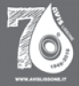 Logo b&n 70esimo anniversario Avis Lissone