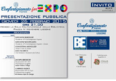 miniatura invito evento "CONFARTIGIANATO FOR EXPO A LISSONE"